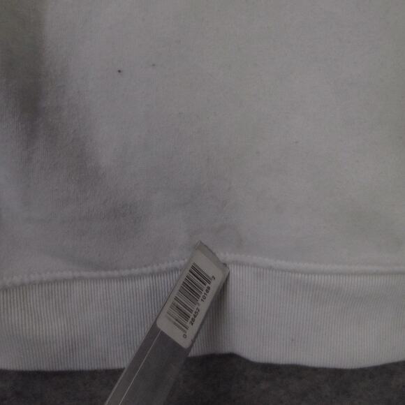 Aeropostale Hoodie Womens Medium White Zip Up Sweatshirt AERO 1987 Graphic - Picture 15 of 16